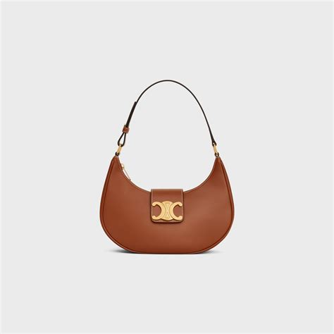 celine ava triomphe bag tan|AVA BAG IN TRIOMPHE CANVAS AND CALFSKIN .